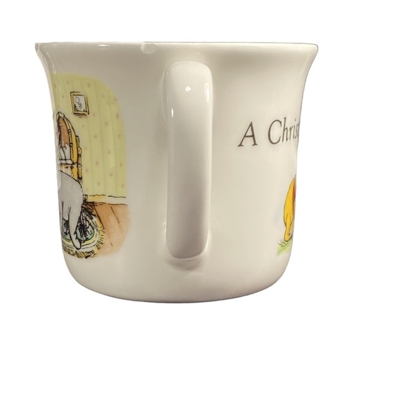 ROYAL DOULTON Vintage Winnie the Pooh Disney A Christening Gift Bone China Mug - Picture 3 of 8